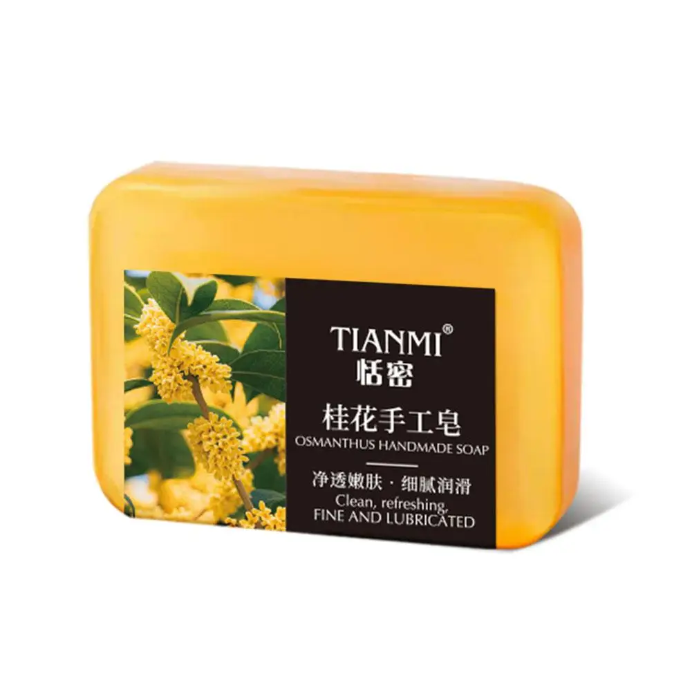 Osmanthus Essential Oil Soap Moisturizing and Cleaning, Suitable for All Skin Types, Can Be Used by Both Men and Women