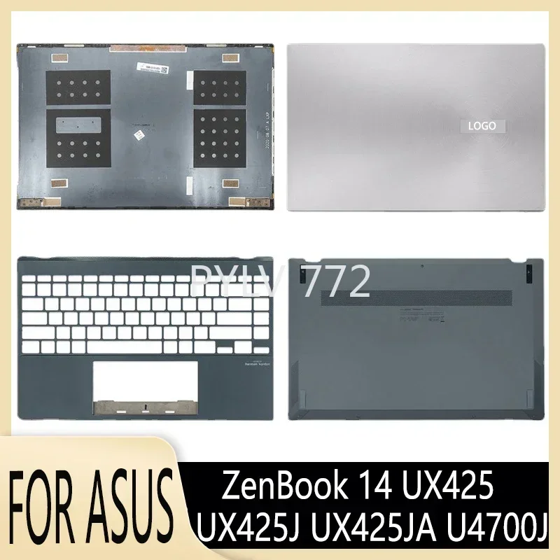 

New for ZenBook 14 UX425 UX425J UX425JA U4700J LCD Back Cover Top Lid Laptop Hinges Front Bezel Palmrest Bottom Case