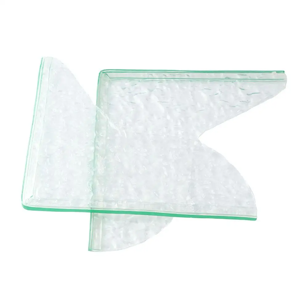 2 pçs respingo de água banheira borda guarda chuveiro auto-adesivo banho canto guarda acrílico transparente chuveiro respingo guarda banheira