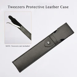 Eyelash Extension Tweezers Leather Case Collection Tweezer Holder Storage Box Professional Portable Safe Storage Bag Makeup Tool