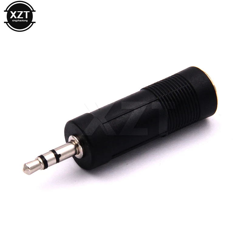 Переходник-для-наушников-с-65-на-35-мм-на-35-мм-штекер-на-гнездо-стерео-аудио-конвертер