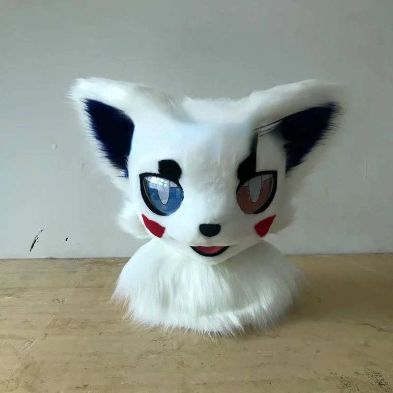 모피 동물의 머리 동물 의상 Fursuit 사용자 정의 만든 전체 의상 성능 및 대규모 이벤트 성능 의상