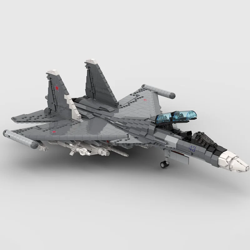 

2084PCS WW2 Military MOC 1:35 scale Su-30 Flanker C aircraft model DIY creative ideas Fighter Plane ChildToy AssemblyPuzzle Gift