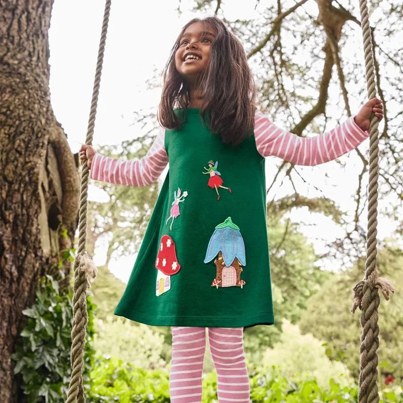 

Spring New Girls' Dress Princess Dress Girls' Long Sleeve Dress Clearance Wholesale