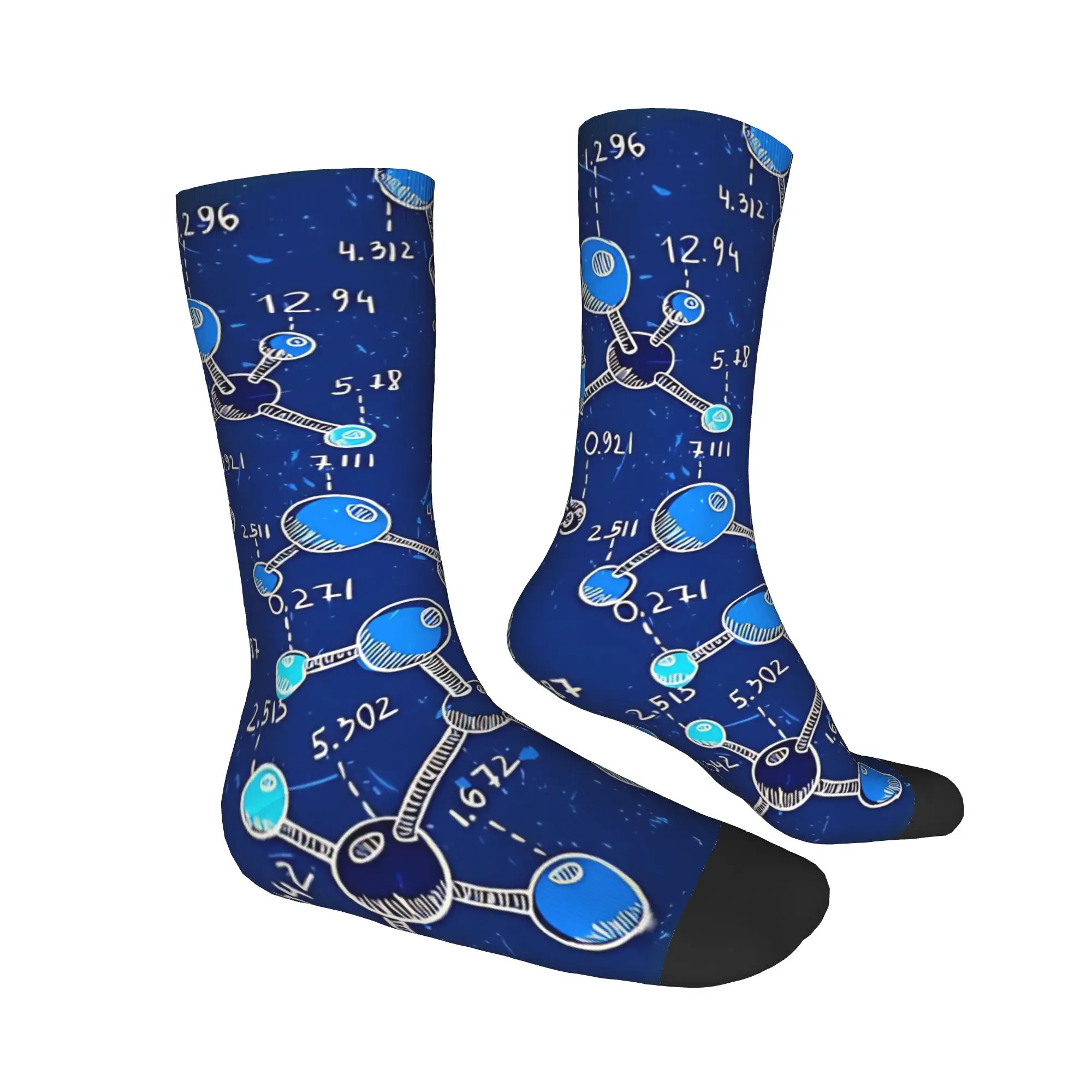 Science Chemistry Laboratory On Grunge Background  Stockings Socks Autumn Non Skid Socks Men's Cycling Medium Soft Socks