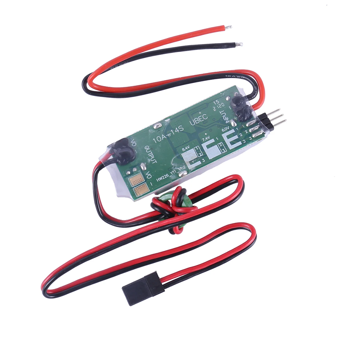 Hobbywing 10A UBEC Voltage Regulator Module for RC 6V/7.4V/8.4V HV Output Compatible with 3S-14S Lipo Batteries Brushless Servo