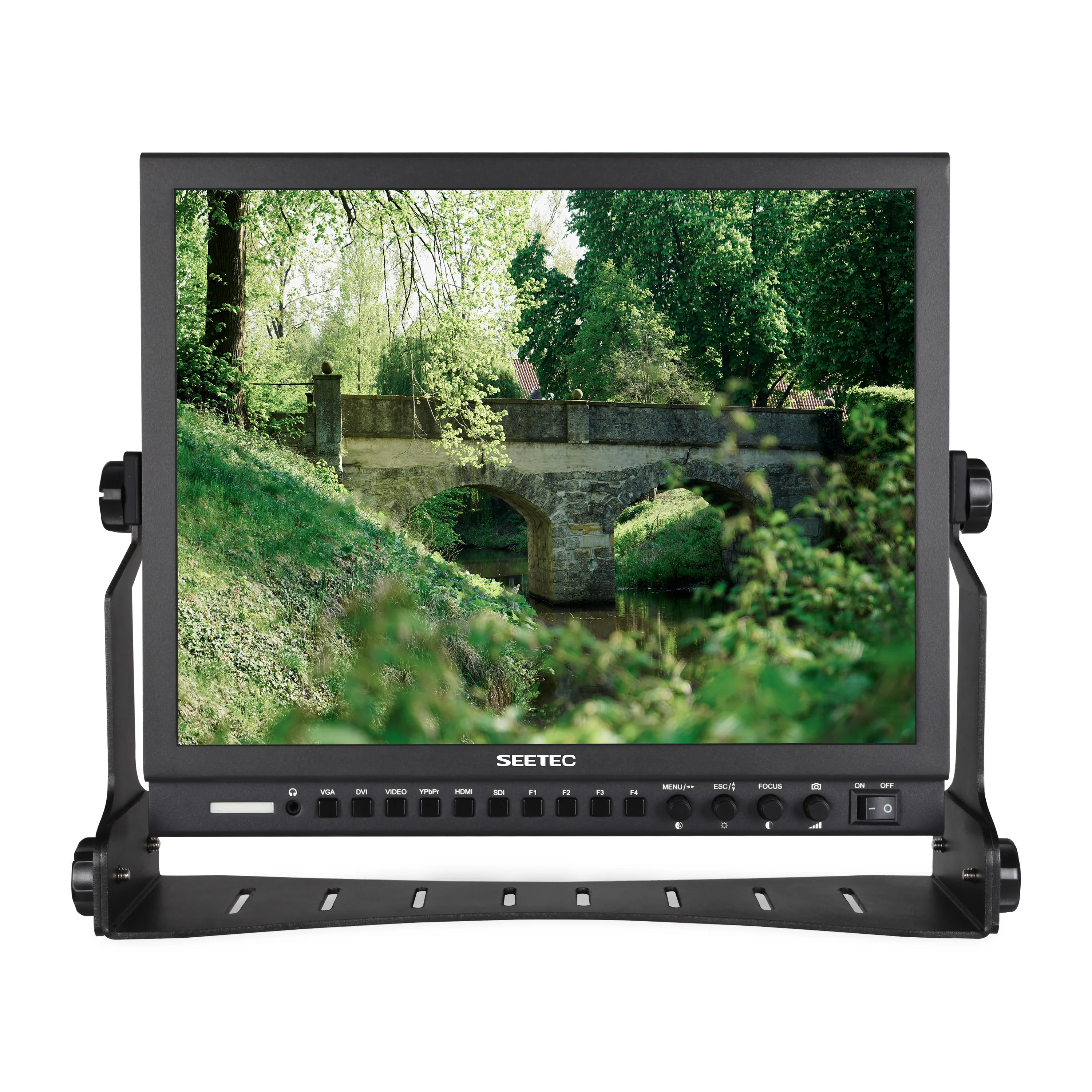 SEETEC P150-3HSD 15" HD Broadcast Monitor | 3G-SDI/HDMI/YPbPr | Aluminum OEM Factory Direct Custom Logo