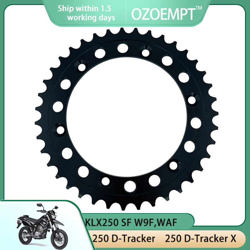 

OZOEMPT 520-39T Motorcycle Rear Sprocket Apply to KLX250 SF W9F,WAF 09-10 250 D-Tracker Jul-98 250 D-Tracker X