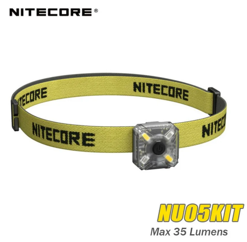 Nitecore-ハイパフォーマンスミリタリーヘッドランプ,新品,nu06および4,USB充電式,屋外ヘッドランプ