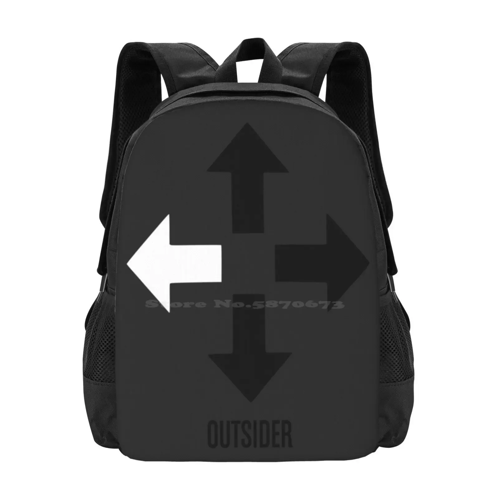 

Outsider Hot Sale Schoolbag Backpack Fashion Bags Three Days Grace Outsider One Sentence Gold Icon Album 2018 Music Songs Hype