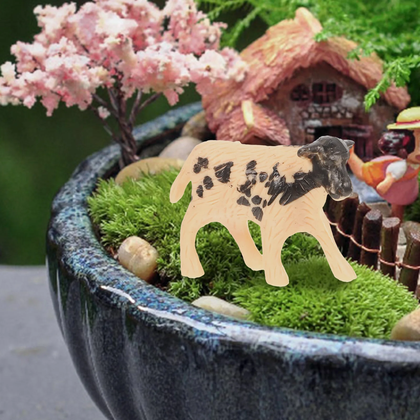 

3Sets Miniature Farm Animals High Simulation Mini Farm Landscape Decor Sand Table Ornament Kids Educational Play Accessories