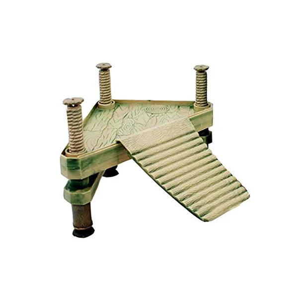 

Floating Turtle Pier Durable Plastic Triangular Platform Textured Ramp Basking Dock Floats Water Level Small Medium Turtles