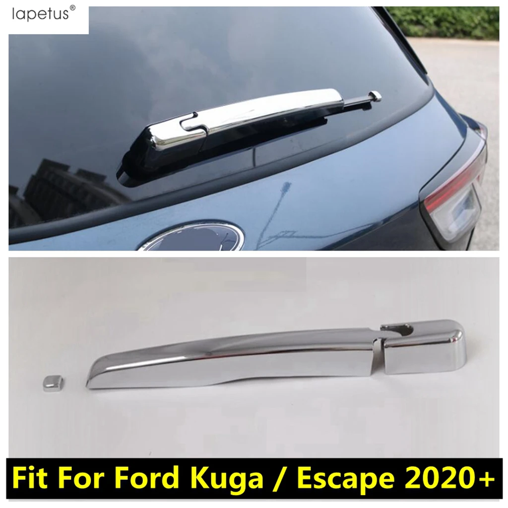 

Rear Window Rain Wiper Arm Windscreen Decoration Cover Trim For Ford Escape / Kuga 2020 - 2023 ABS Chrome Exterior Accessories