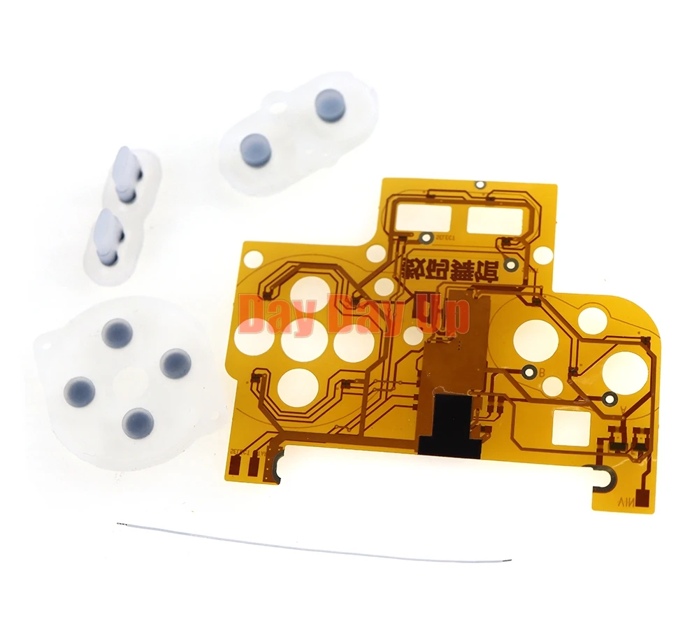 Kit de luces de botón LED de 3 juegos para GameBoy, tablero de cinta de luz LED de Color, Kits de colores de luz de botón GBC