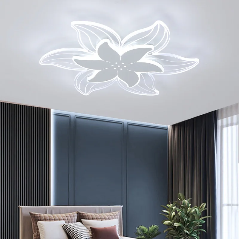 Art deco flower LED Ceiling Lamp for Children room Home office work Lamp study LED strip Surface Lighting Kitchen lamp Fixtures
