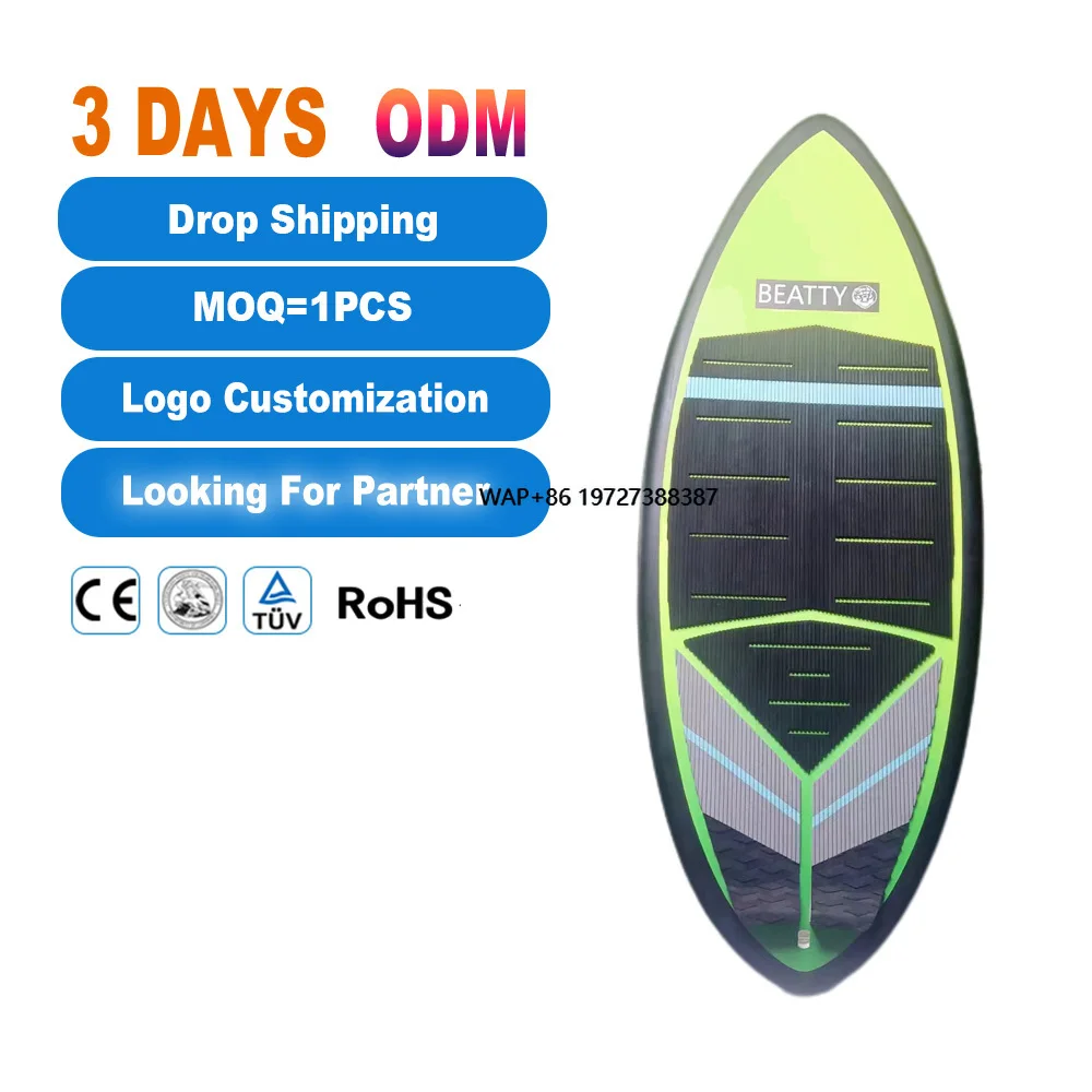 Unisex Wingfoil Surf SkimBoards Customized PVC Wave Surfboards Wakeboards China Manufacturer  Electric Starting Fin