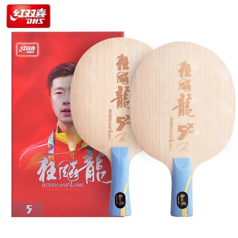 

DHS Hurricane Long 5/Long 5X Table Tennis Blade with Box ALC Racket Original DHS MA Long Ping Pong Bat / Paddle