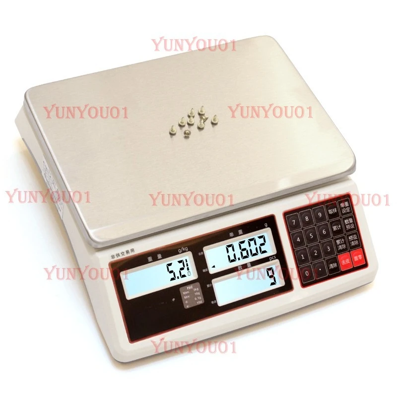 

High-precision Electronic Electronic Table Scale Industrial Counting Scale Point Table Scale 0.1g 30kg