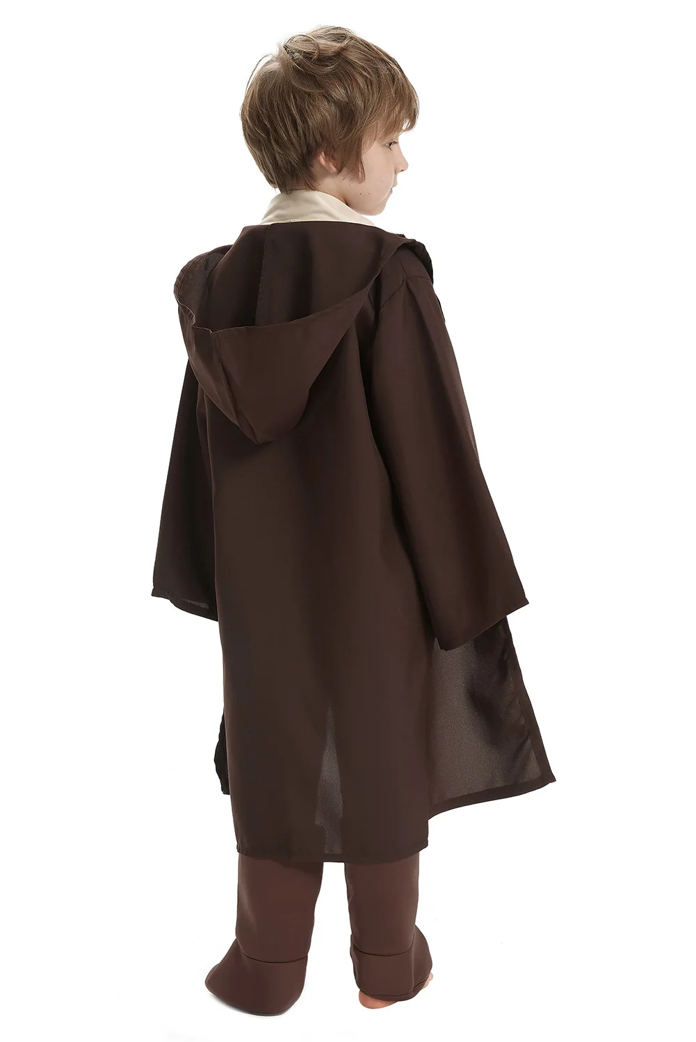 Kid Children Jedi Knight Cosplay Costume Obi Wan Kenobi Uniform Suit Anakin Skywalker Hooded Robe Cloak Outfits