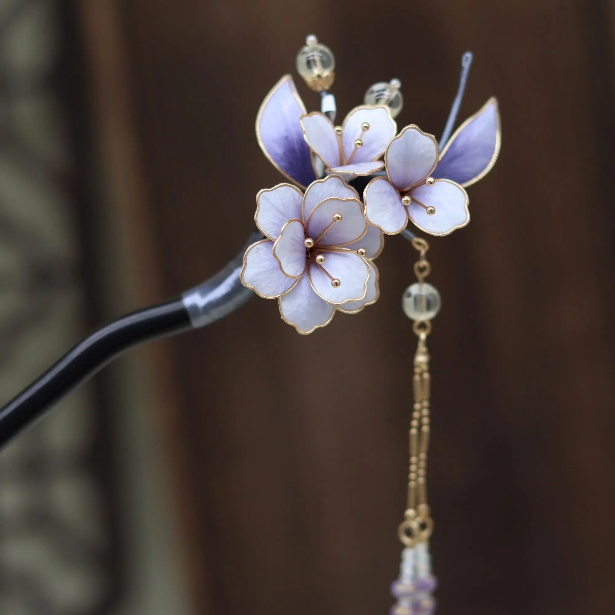 baton-a-cheveux-en-bois-de-santal-exquis-fleur-en-velours-de-soie-avec-pompon-nouvel-accessoire-hanfu-chinois-bijou-de-cheveux-fait-main-pour-cadeau