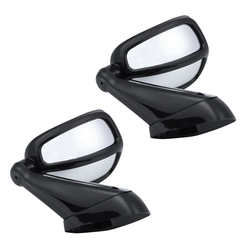 2X Car Rear View Blind Spot Mirror Wide Angle Rear View Mirrors Auto Hood Head Cover Sand Plate Side Mirror For Suv Jeep