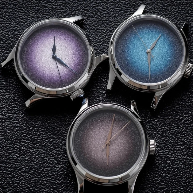 ساعة ميكانيكية أوتوماتيكية للرجال حركة ميكانيكية زجاج الياقوت شخصية 38 مللي متر ساعة عمل #1