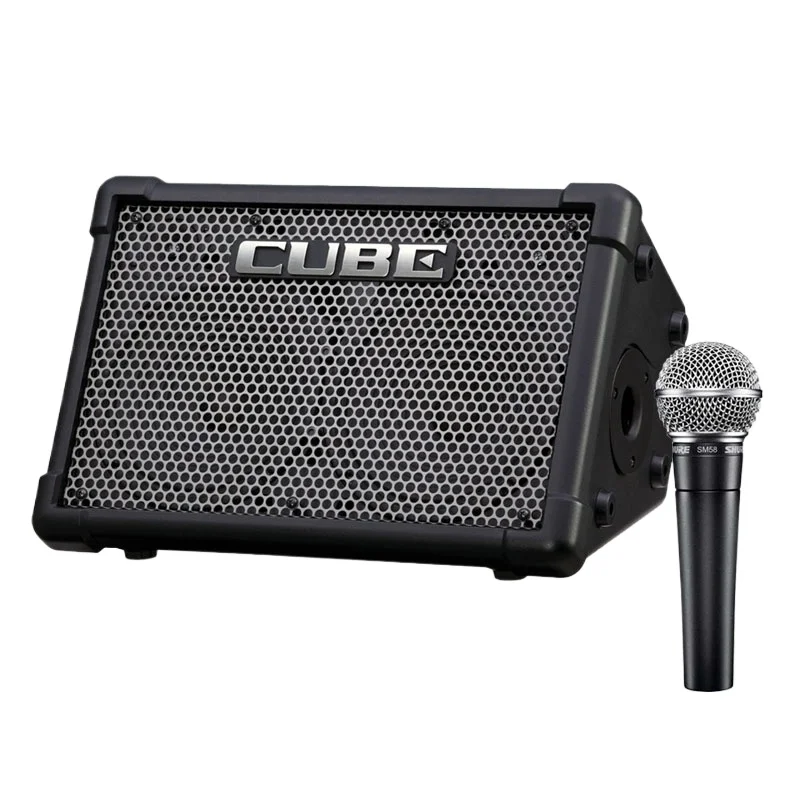 

Electric guitar speaker CUBE STREET EX outdoor folk singing audio cube speaker