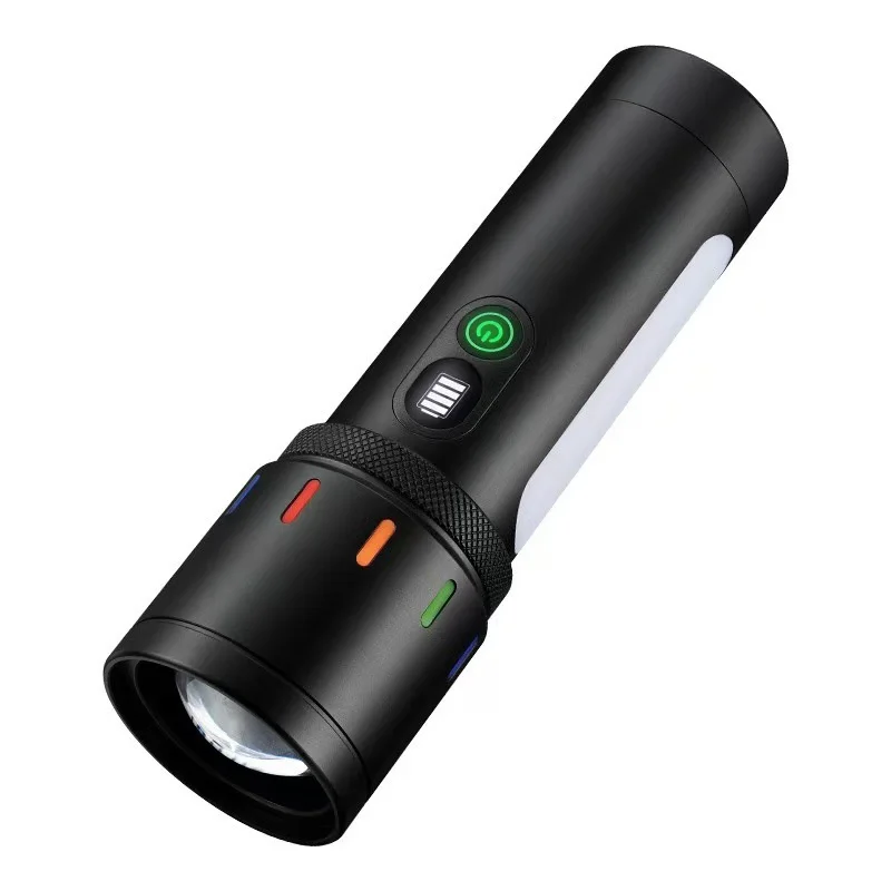 reflective-safety-portable-rechargeable-flashlight-super-bright-zoom-multi-light-source-dual-switch-rgb-side-light-red-blue