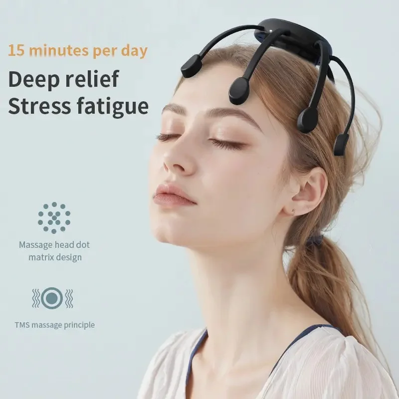 Multifunctional Electric Head Massager Multi-dimensional Meridian Dredging Headache Meridian Massage Claw
