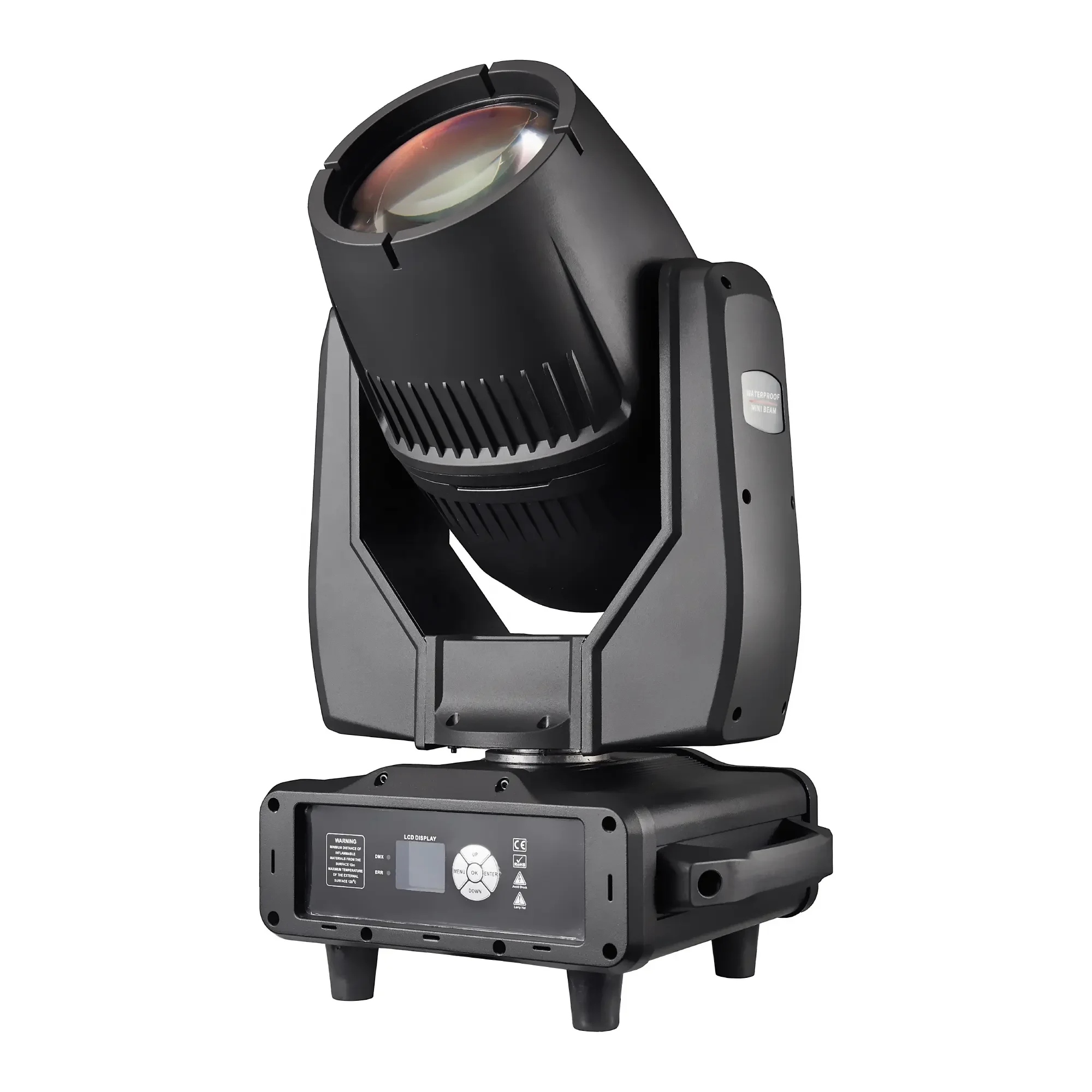 Boai Mini Beam 380 profesional Led kepala bergerak Ip65 Dmx 380w cahaya Beam tahan air luar ruangan dengan DMX512 untuk panggung DJ Disco bar