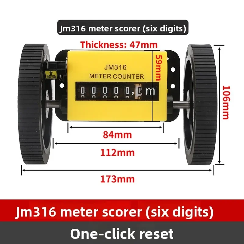 New Z96-F Meter Counter Roller Meter Counter High Precision Mechanical Counter Encodertool