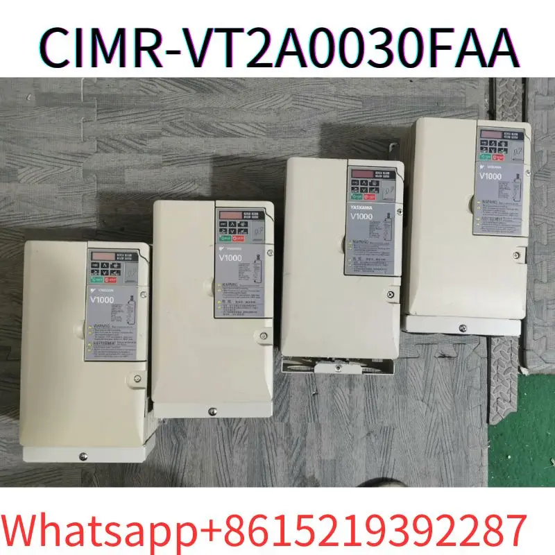 

second-hand V1000 frequency converter CIMR-VT2A0030FAA 7.5KW/5.5KW 220V tested ok