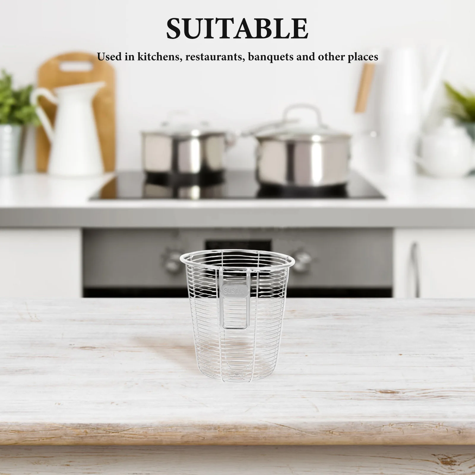 

Stainless Steel Chopstick Holder Kitchen Utensil Basket Dishwasher Safe Spoon Fork Cutlery Drying Rack Organizer Countertop