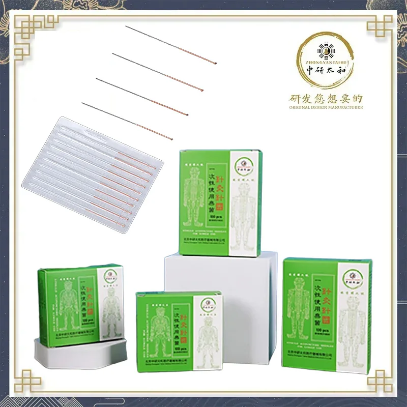 100PCS Acupuncture needle Disinfection sterilisation Disposable Traditional Chinese Medicine Massage Relax Pain relief Beauty
