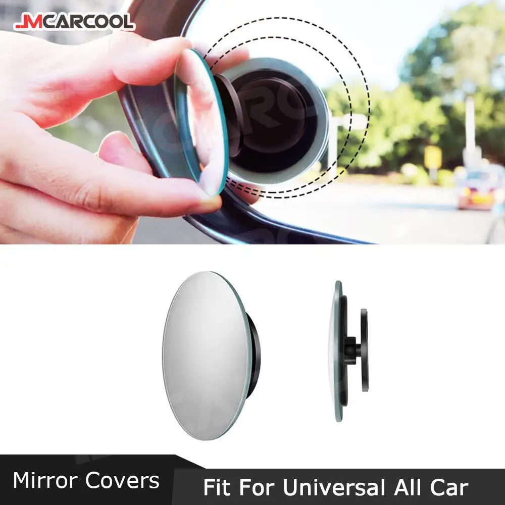 

360 Degree HD Blind Spot Mirror For Car Reverse Frameless Ultrathin Wide Angle Round Convex Rearview Mirror Auto Car Accessories