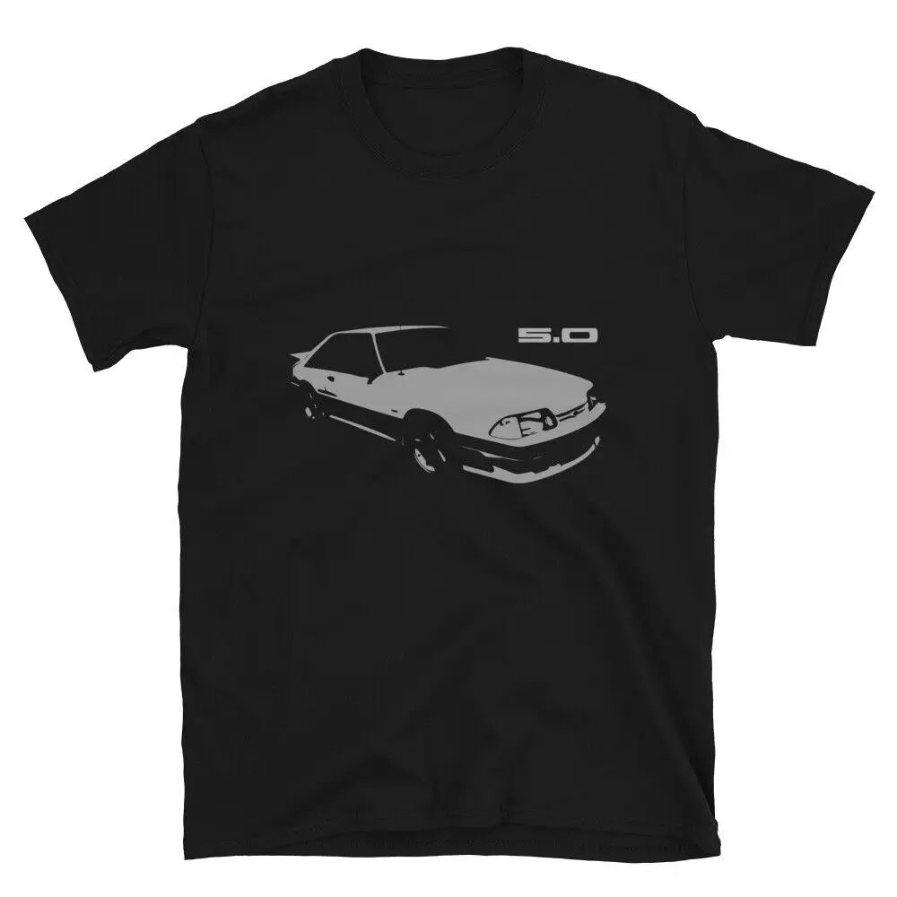 

Classic Mustang Foxbody Vintage Car T-Shirt New 100% Cotton Short Sleeve O-Neck Casual Mens T-shirt Size S-3XL