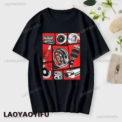 Car Culture Man T Shirt Summer Cotton Tshirt Funny Fashion Short Sleeve Tees Personality O-Neck T-Shirt Harajuku Streetwear Tops