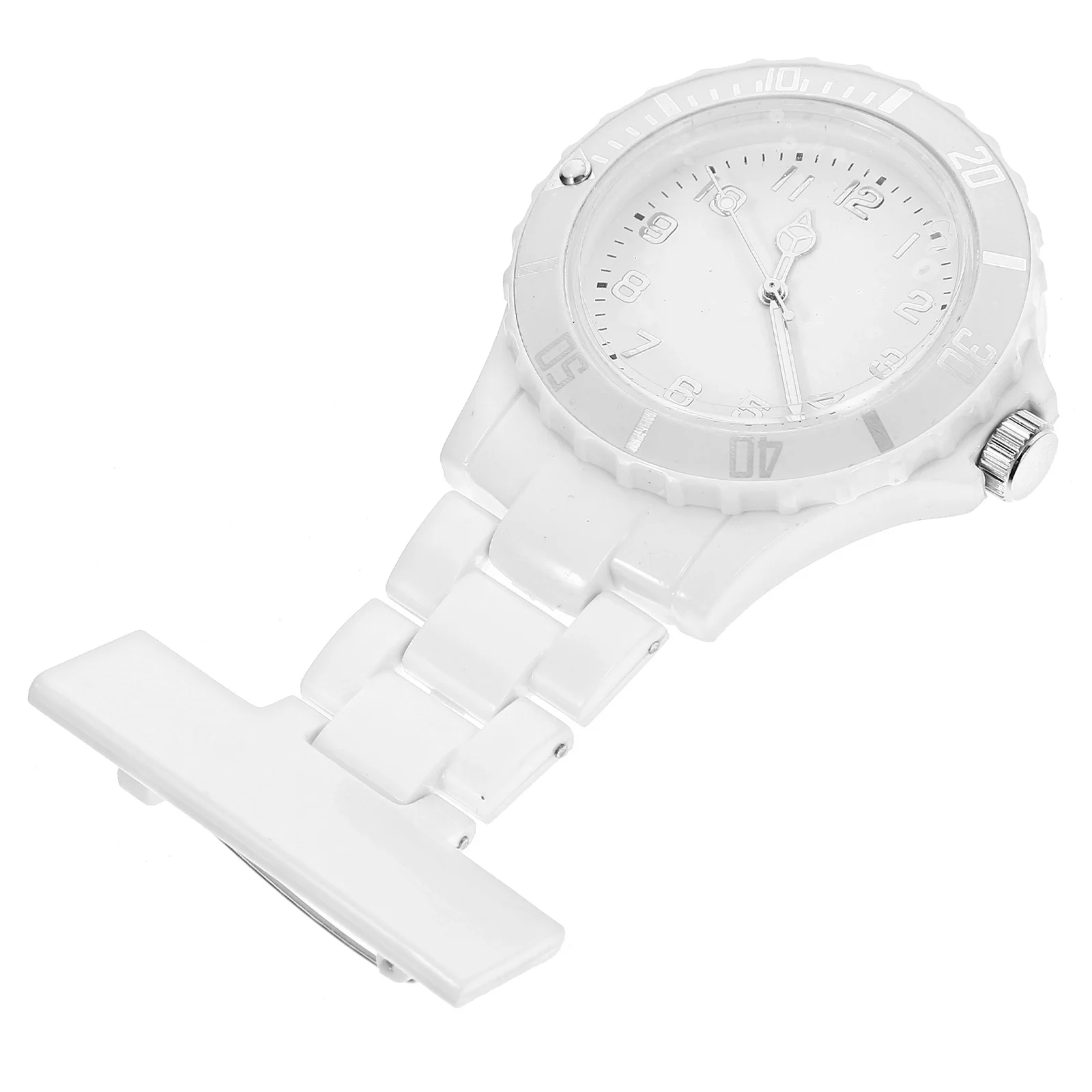 

1pc Luminous Pocket For Nurses Doctors Waterproof Glow Pointer Chest Portable Quartz Nursing Fob Watch Brooch Clip On Lapel