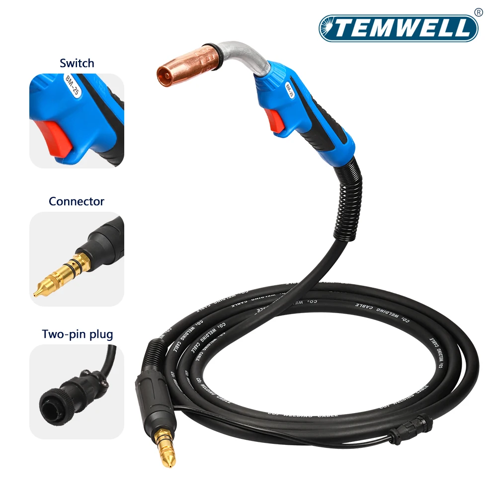 M25 250Amp Mig Welding Torch 4.5M 15Ft 250Amp Stinger Replacement Fit Miller M-25 169598 Fit Millermatic 212 and 252