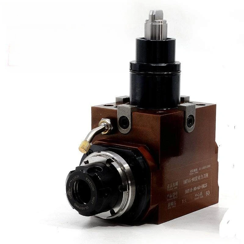 For Power Turret BMT40/45/55 Numerical Control Boring and Milling 90 Degrees 0 Degrees Turning and Milling Compound Power