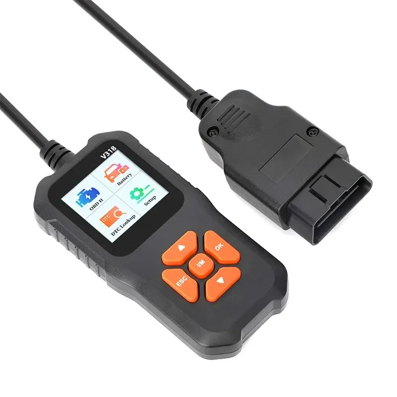 Powerful and Comprehensive V318 Engine Diagnostic Scanner - Advanced Fault Diagnosis Instrument for Automobiles with OBD2 Readin