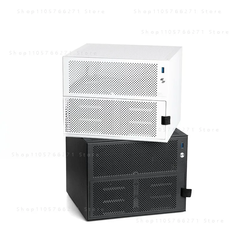 UE-S6 six-bit NAS chassis Support itx main board DIY desktop storage server small chassis