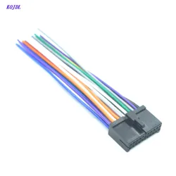 Car 20Pin CD/DVD Universal Head Unit Stereo Audio Radio Wiring Harness Cable Connecter Plug for Aftermarket Radio Accessories