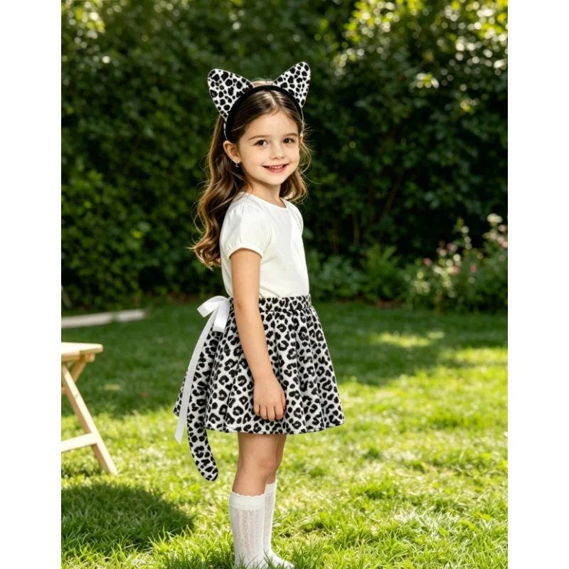 

Fashion Animal Ears Headband Set Kids Animal World Dress Up Kit Stage Dance Performance Party Gifts Prop Holiday Decor Accessory