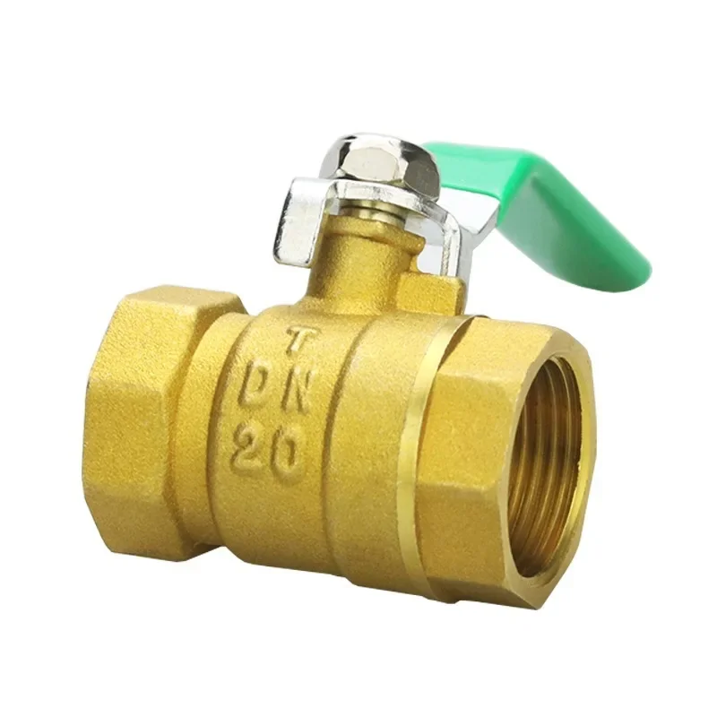 Ball valve water switch All copper valve 4 points DN15 valve 6 points DN20 high temperature resistance