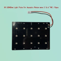 6.6-inch 4K15pcs 3D printer accessory light source UV LED 405nm light plate suitable for Anycubic Photon Mono 2