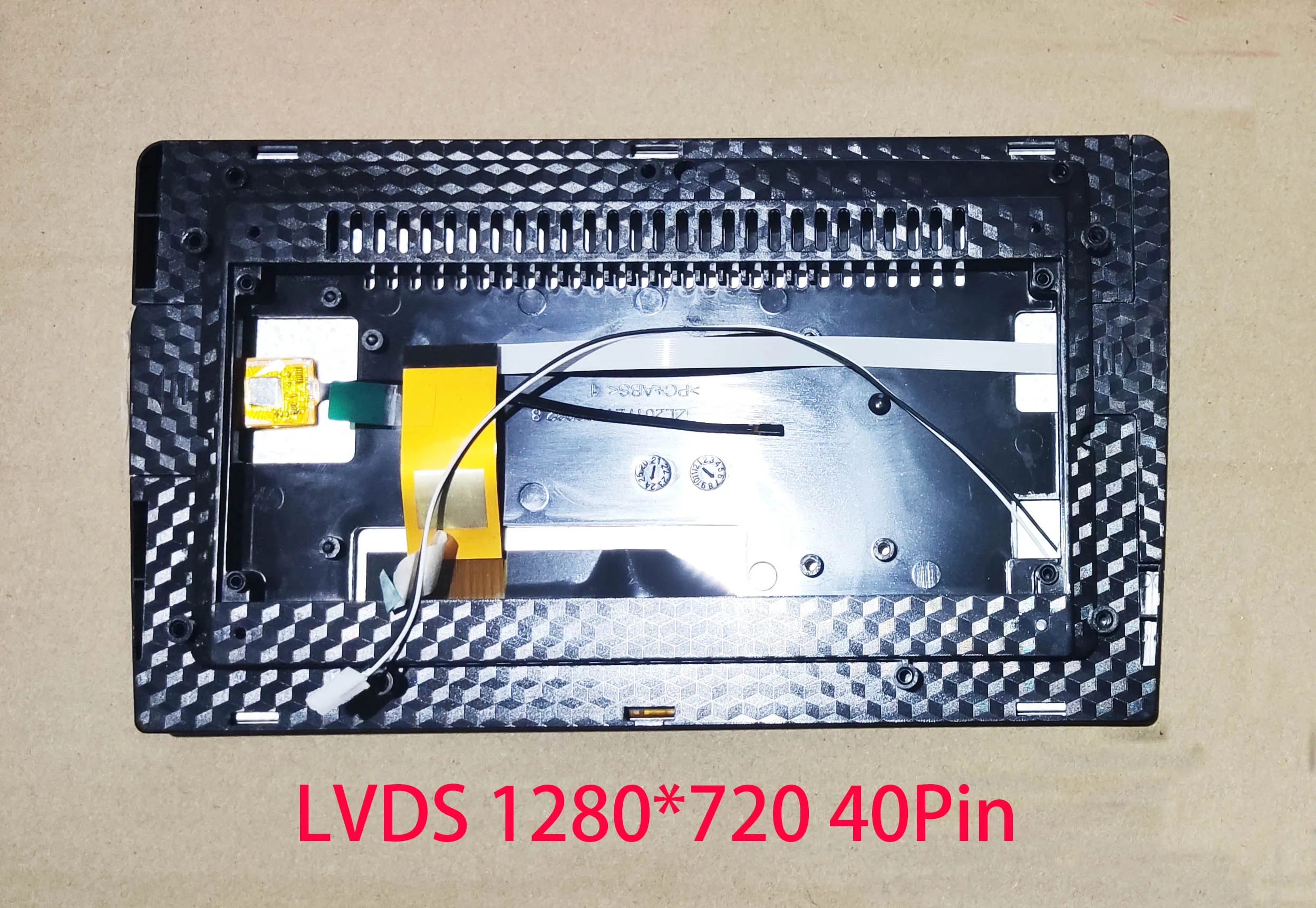 9 Inch IPS Display LCD 40Pin 1280*720 For Radio XYAUTO TOPWAY Motherboard With 2.5D 6pin Touch 12pin Backlight Board