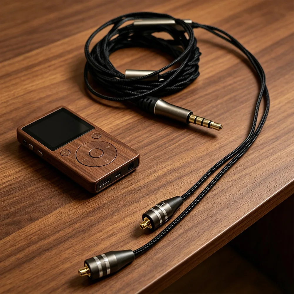 Headphone Upgraded MMCX To Type-C Audio Cable Microphone & CX31993 Chip For Shuer SE215 SE846 Earphones Hands-Free Functionality