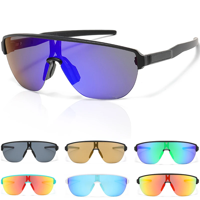 

Brand Design Sunglasses Men Classic Driving Fishing Sun Glasses for Men Male UV400 Vintage Half Frame Mirror Goggles Male