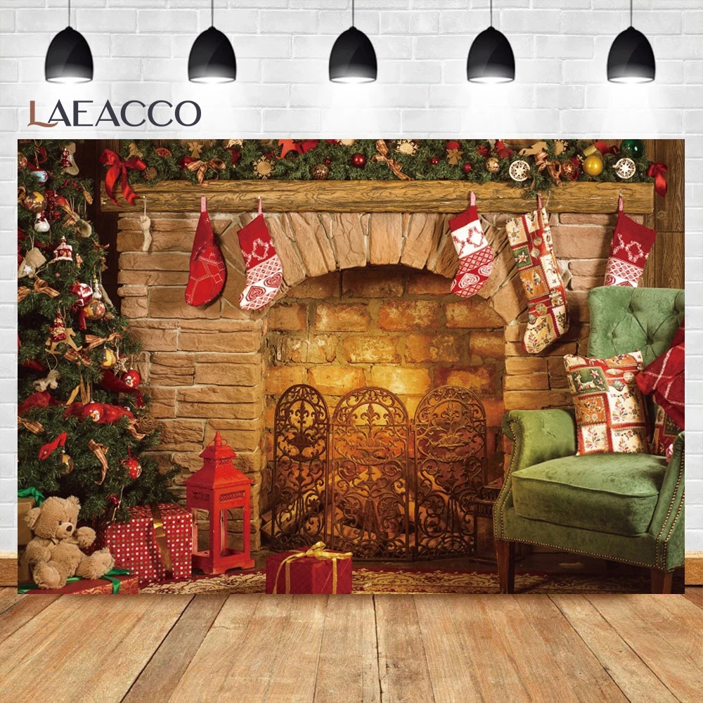 Árvore de Natal Decoração de Casa Fotografia Interior Lareira Natal Fundo de Imagem Pessoas Criança Fotografia Pano de Fundo Fundo da Foto